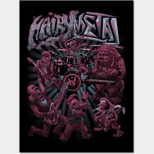 HAIRY METAL Posters and Art